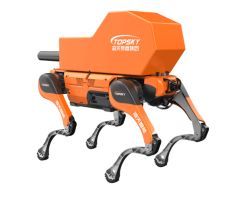 High Speed Fire Extinguishing Quadruped Robot Dog