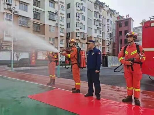 Dual fire suppression modes Backpack-mounted fine water mist fire extinguishing water gun Smoke Removal