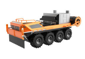 Xe cứu hỏa Prairie toàn địa hình lưỡng cư 8 × 8 phủ kín vật liệu chống cháy chống cháy