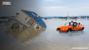 Capacity: 6 người thuyền đổ bộ áp dụng một khung gầm có bánh xe đi trên tất cả các địa hình