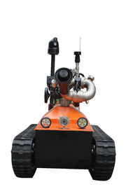 tốc độ tối đa: 0-1,6m / s, điều khiển từ xa thay đổi tốc độ vô cấp Triển khai nhanh Robot chữa cháy tự động