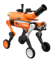 Robot chó phun nước hỗ trợ chữa cháy