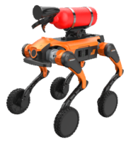 Chó robot chữa cháy khí trơ 4 chân có thể nhanh chóng thích ứng với các tình huống trinh sát, kiểm tra, an ninh và khẩn cấp