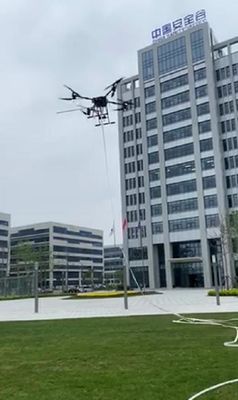 Cửa sổ bị hỏng Chức năng chữa cháy Drone Uav Hose Loại neo đậu